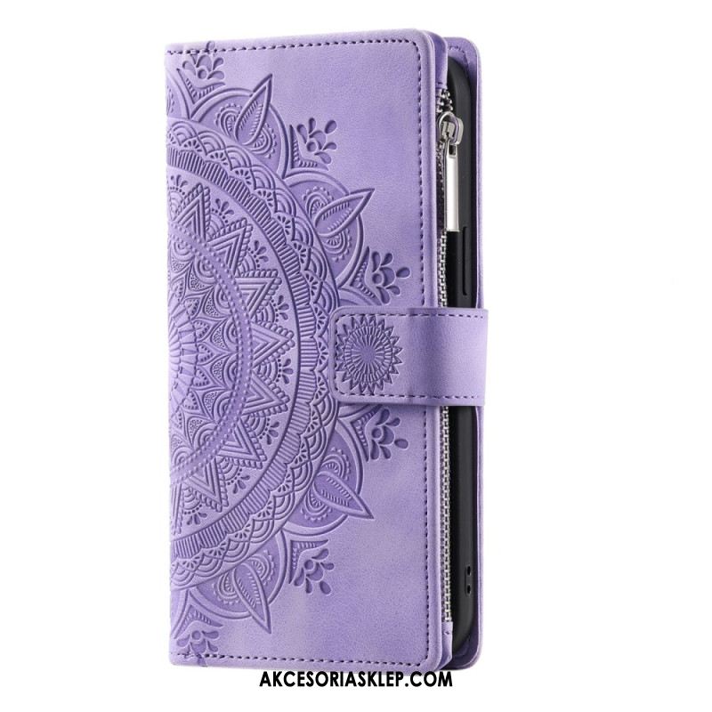 Etui Folio Xiaomi 14 Etui Na Karty Ze Smyczą Z Efektem Zamszu