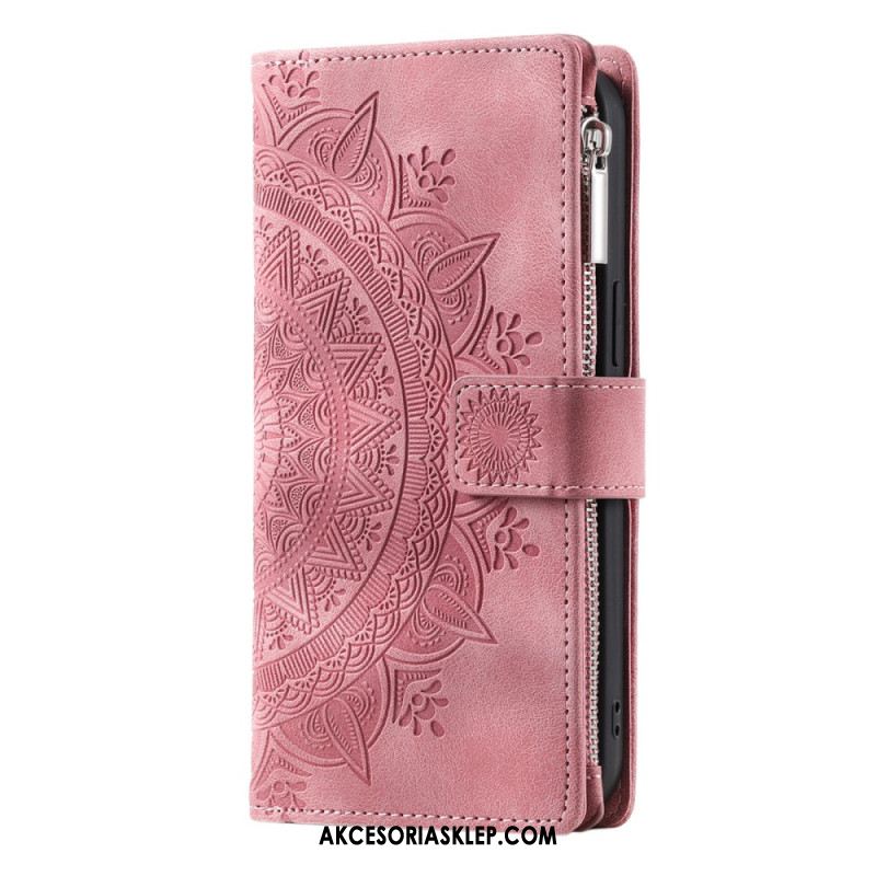 Etui Folio Xiaomi 14 Etui Na Karty Ze Smyczą Z Efektem Zamszu