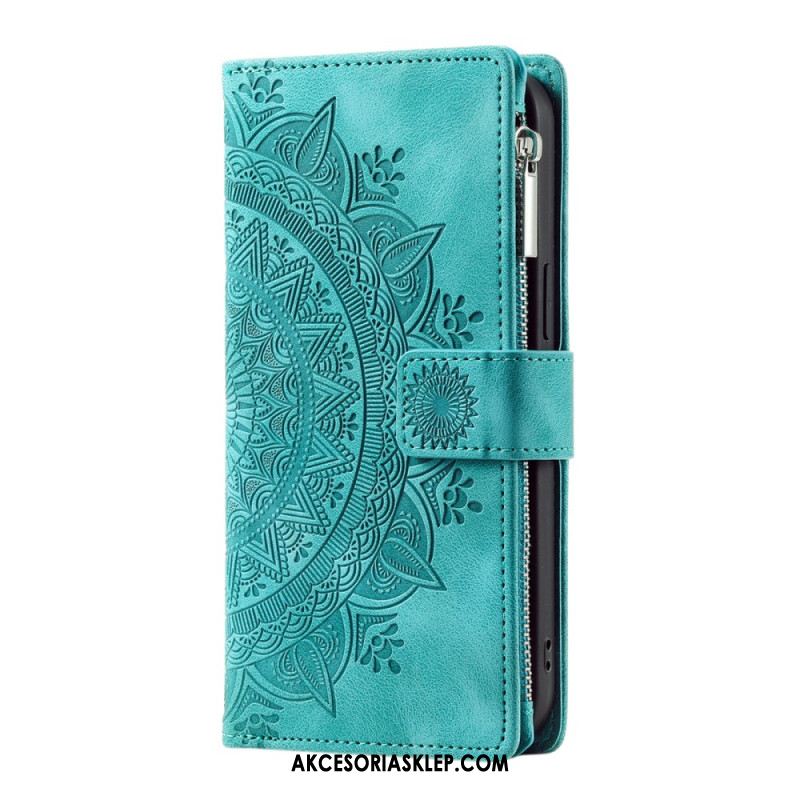 Etui Folio Xiaomi 14 Etui Na Karty Ze Smyczą Z Efektem Zamszu