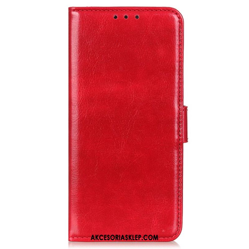 Etui Folio Xiaomi 14 Imitacja Skóry Lakierowanej Etui Ochronne