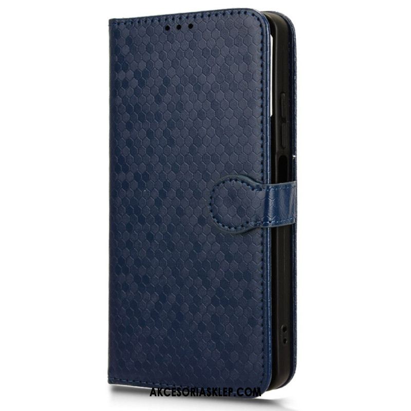 Etui Folio Xiaomi 14 Ultra Błyszczące Kropki Z Paskiem Etui Ochronne