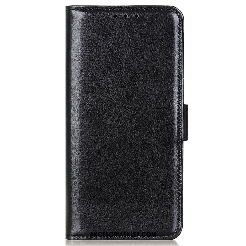 Etui Folio Xiaomi 14 Ultra Imitacja Skóry Lakierowanej Etui Ochronne