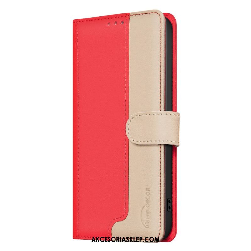 Etui Folio Xiaomi 14t Dwukolorowy Kolor Binfen Etui Ochronne