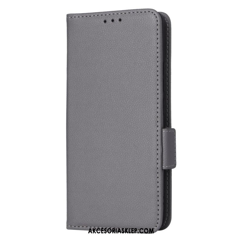 Etui Folio Xiaomi 14t Pro Tekstura Liczi Z Paskiem Etui Ochronne