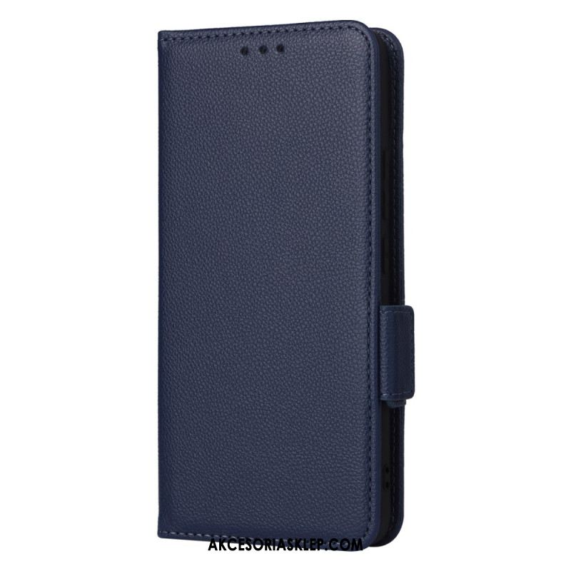 Etui Folio Xiaomi 14t Pro Tekstura Liczi Z Paskiem Etui Ochronne