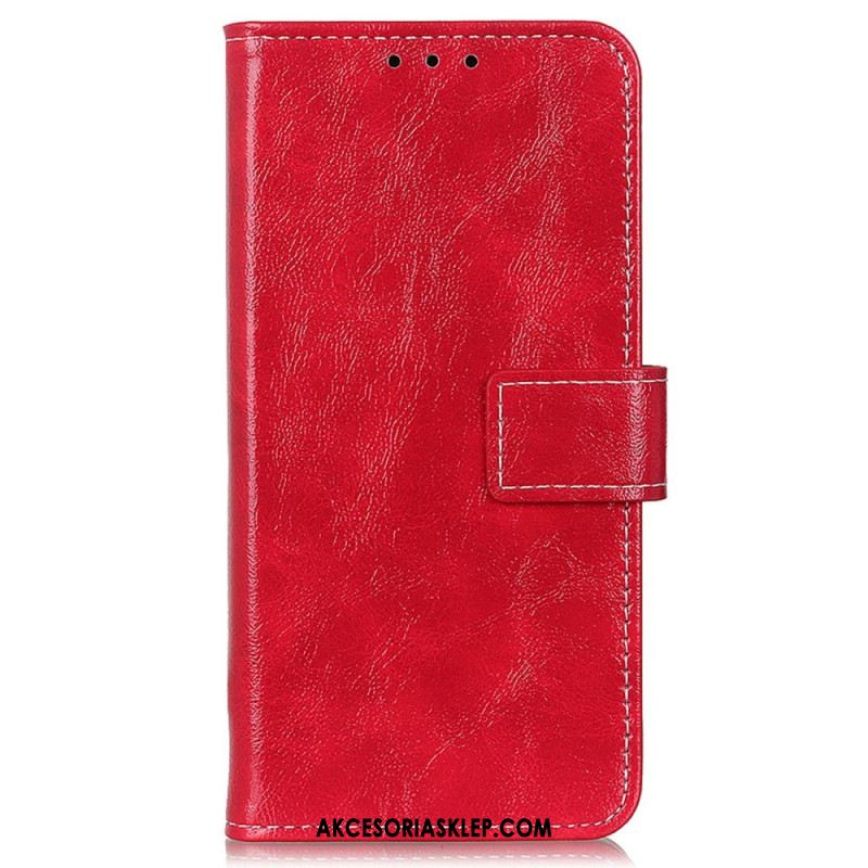 Etui Folio Xiaomi Redmi Note 13 4g Błyszcząca Imitacja Skóry