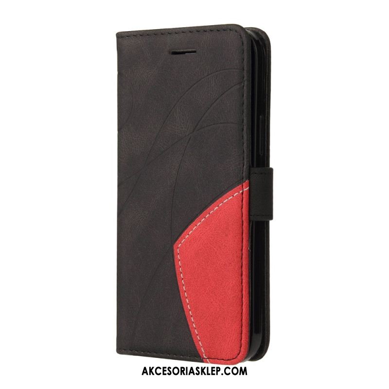 Etui Folio Xiaomi Redmi Note 13 4g Dwukolorowy Zygzak