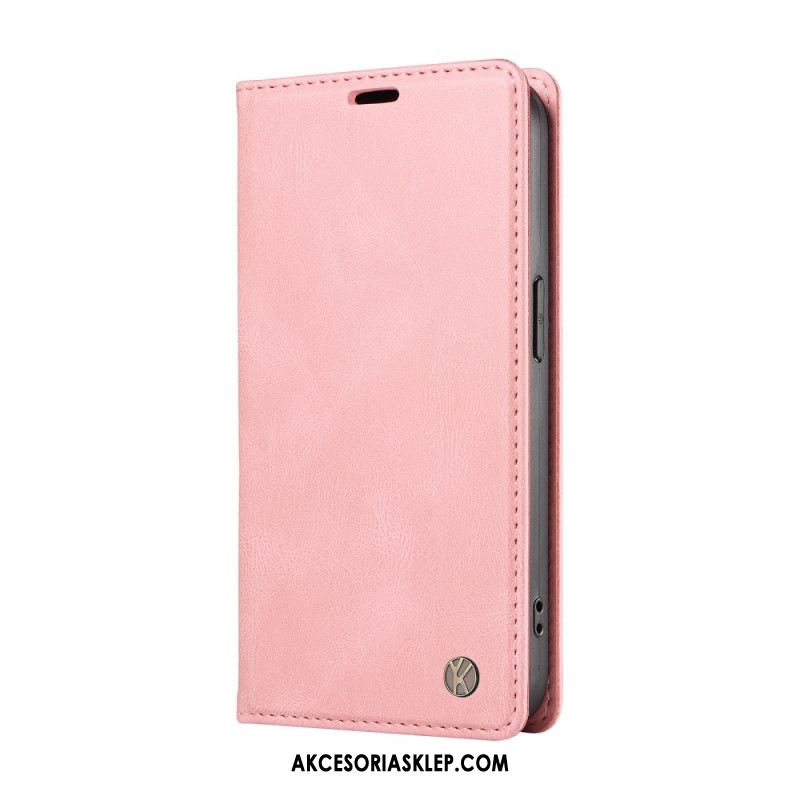 Etui Folio Xiaomi Redmi Note 13 4g Efekt Zamszu Yikatu