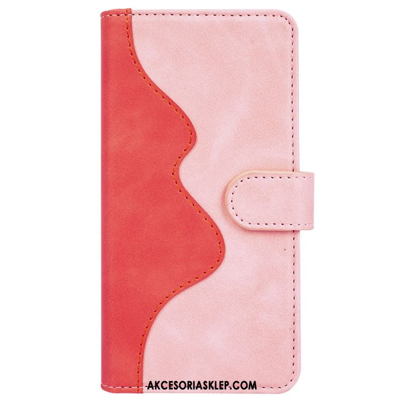 Etui Folio Xiaomi Redmi Note 13 4g Konstrukcja Dwukolorowa