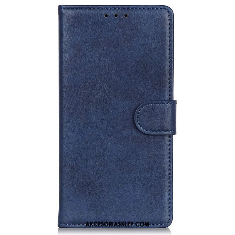 Etui Folio Xiaomi Redmi Note 13 4g Matowa Sztuczna Skóra