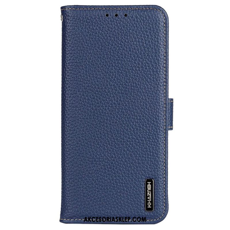 Etui Folio Xiaomi Redmi Note 13 4g Skóra Liczi Khazneh Etui Ochronne