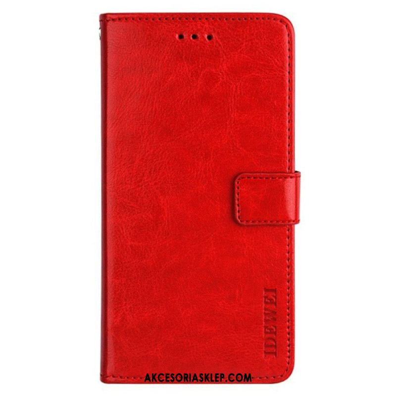 Etui Folio Xiaomi Redmi Note 13 4g Sztuczna Skóra Idewei