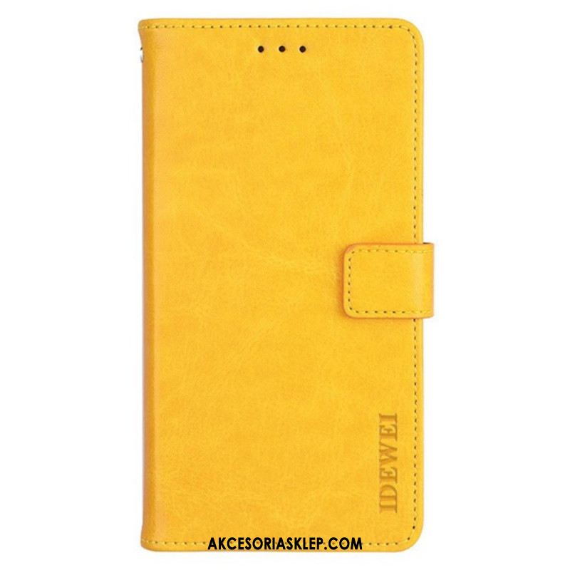 Etui Folio Xiaomi Redmi Note 13 4g Sztuczna Skóra Idewei