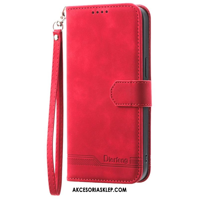 Etui Folio Xiaomi Redmi Note 13 5g Dierfeng Etui Ochronne