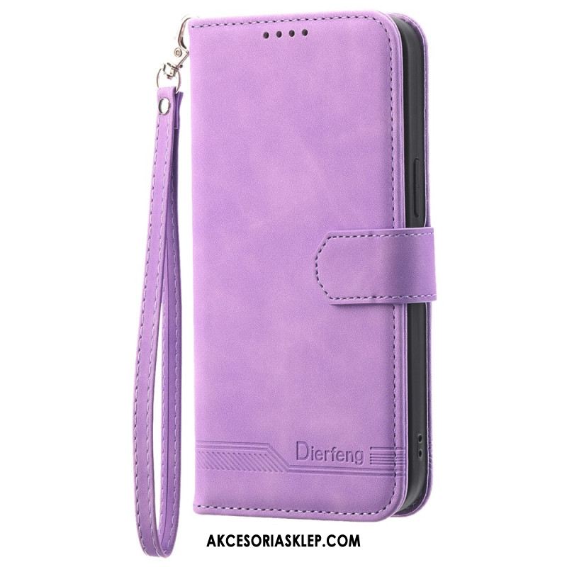 Etui Folio Xiaomi Redmi Note 13 5g Dierfeng Etui Ochronne