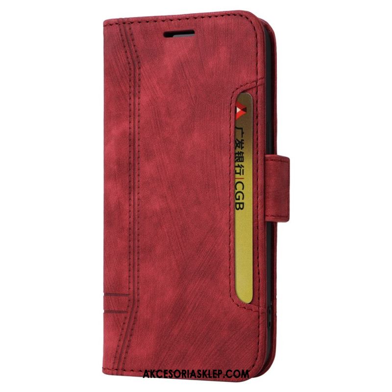 Etui Folio Xiaomi Redmi Note 13 5g Skórzany Styl Betopnice