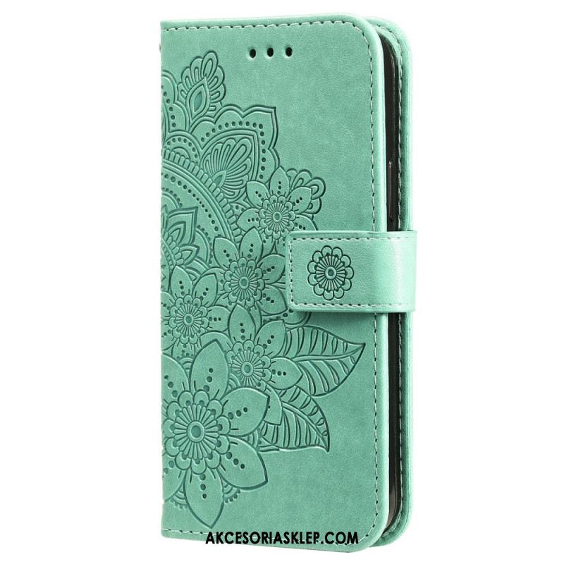 Etui Folio Xiaomi Redmi Note 13 Pro 4g Druk Mandali Etui Ochronne