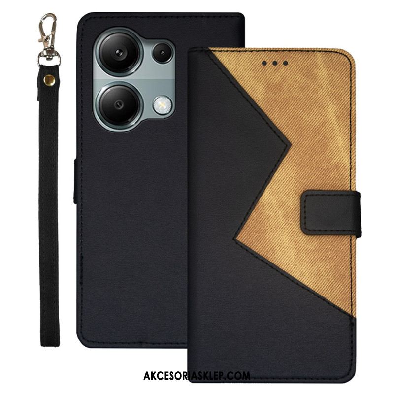 Etui Folio Xiaomi Redmi Note 13 Pro 4g Dwukolorowy Idewei Etui Ochronne