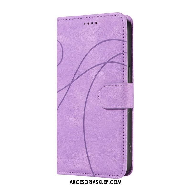 Etui Folio Xiaomi Redmi Note 13 Pro 4g Faliste Linie