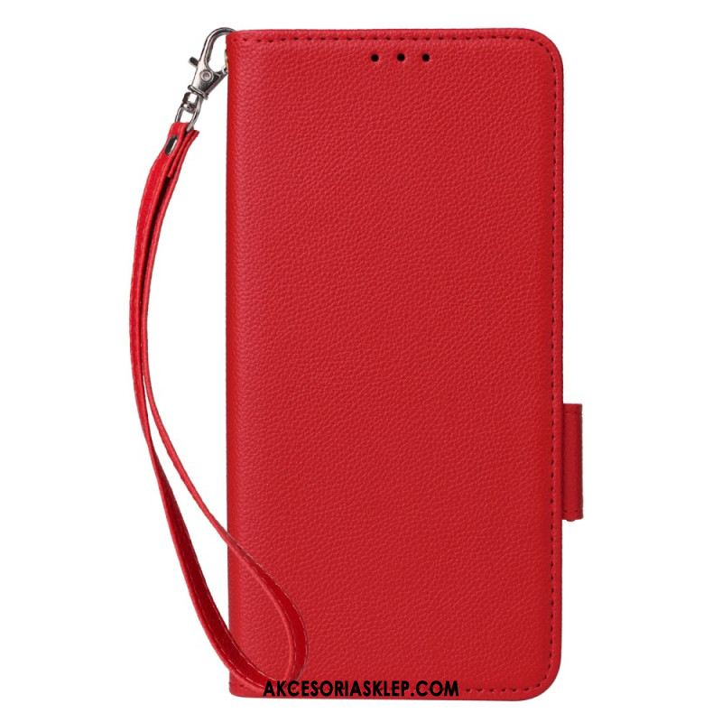 Etui Folio Xiaomi Redmi Note 13 Pro 4g Ultracienki Pasek Etui Ochronne