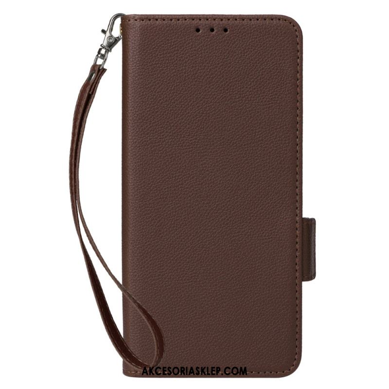 Etui Folio Xiaomi Redmi Note 13 Pro 4g Ultracienki Pasek Etui Ochronne