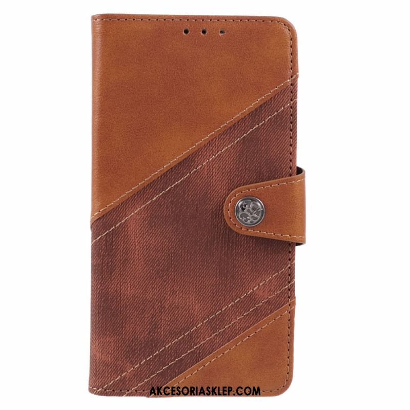 Etui Folio Xiaomi Redmi Note 13 Pro 5g Bi-tekstura Etui Ochronne