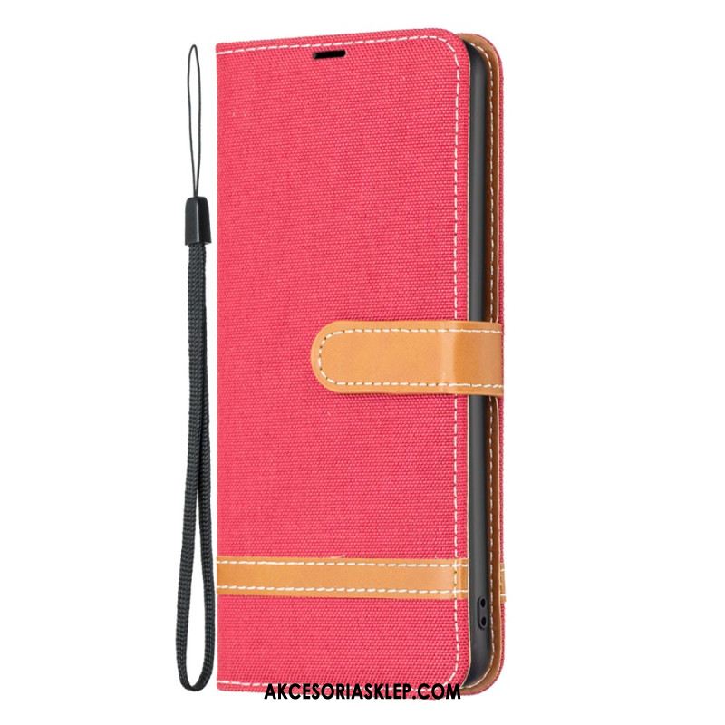 Etui Folio Xiaomi Redmi Note 13 Pro 5g Materiał Paska