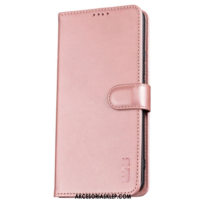 Etui Folio Xiaomi Redmi Note 13 Pro Plus 5g Efekt Skóry Azns Etui Ochronne