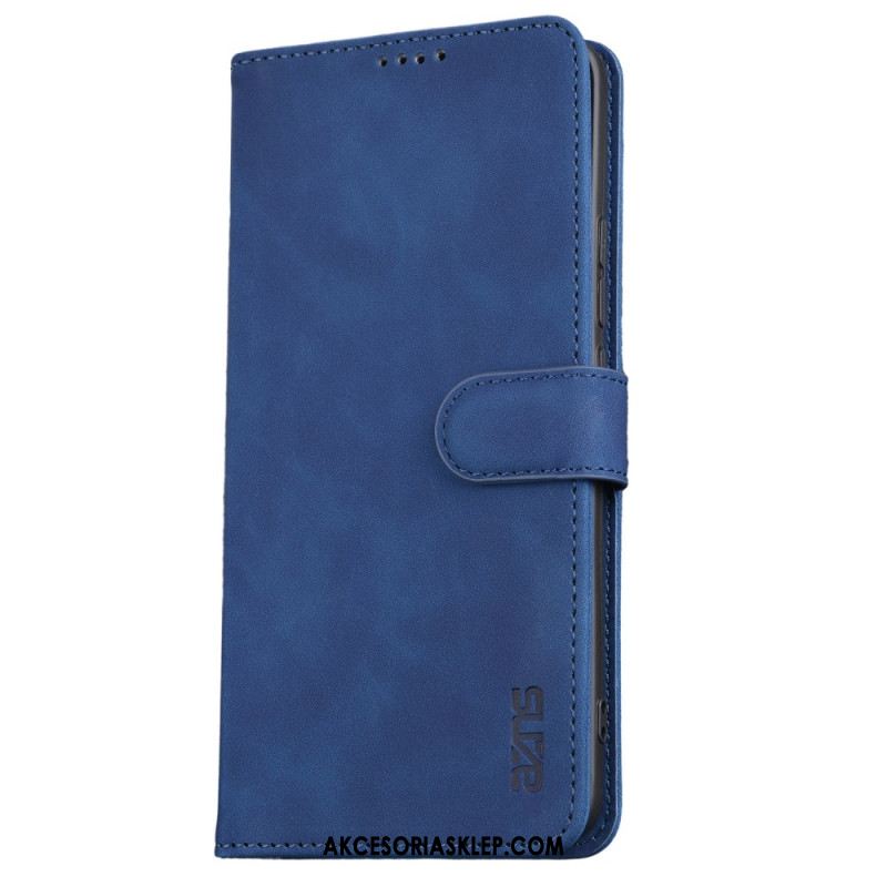 Etui Folio Xiaomi Redmi Note 13 Pro Plus 5g Efekt Skóry Azns Etui Ochronne