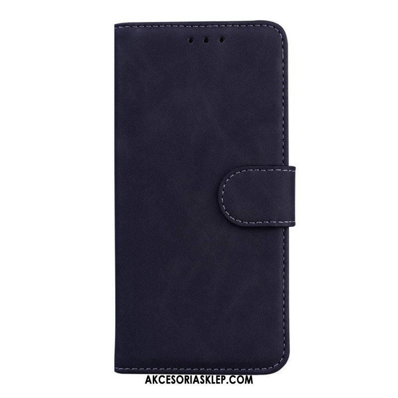 Etui Folio do Google Pixel 6 Pro Monochromatyczny Efekt Skóry