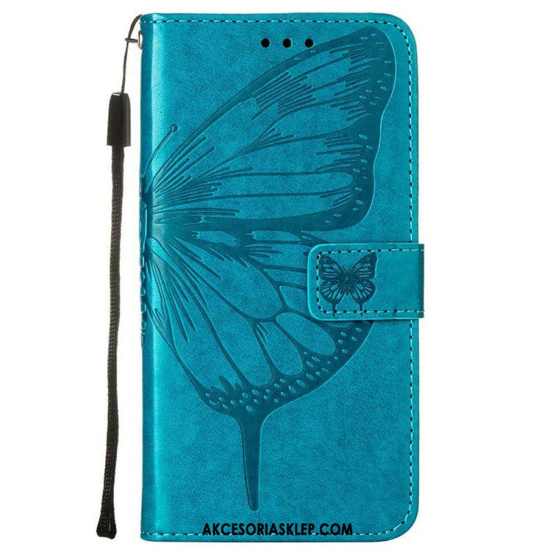 Etui Folio do Moto E40 / E30 / E20 Projekt Motyla