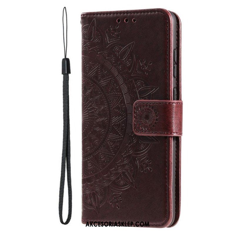 Etui Folio do OnePlus 10 Pro 5G Mandala Słońca