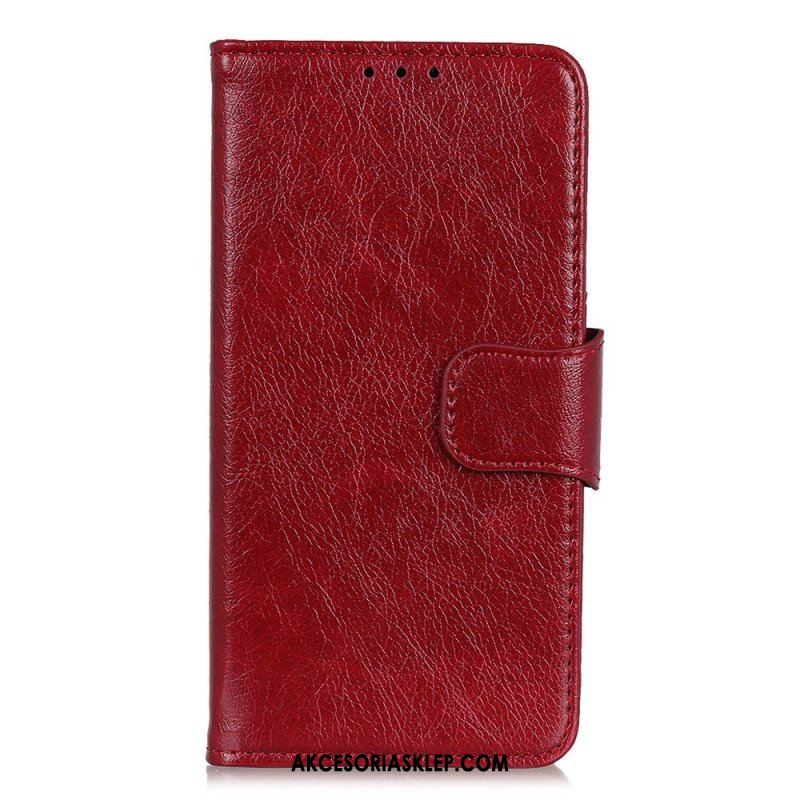 Etui Folio do OnePlus 10T 5G Dwoina Skóry Nappa