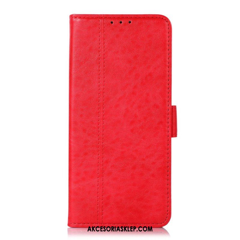 Etui Folio do OnePlus Nord 2 5G Subtelne Przeszycia