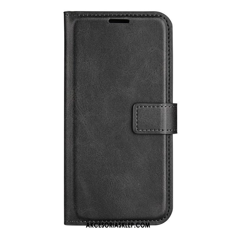 Etui Folio do OnePlus Nord CE 2 5G Garbowana Sztuczna Skóra