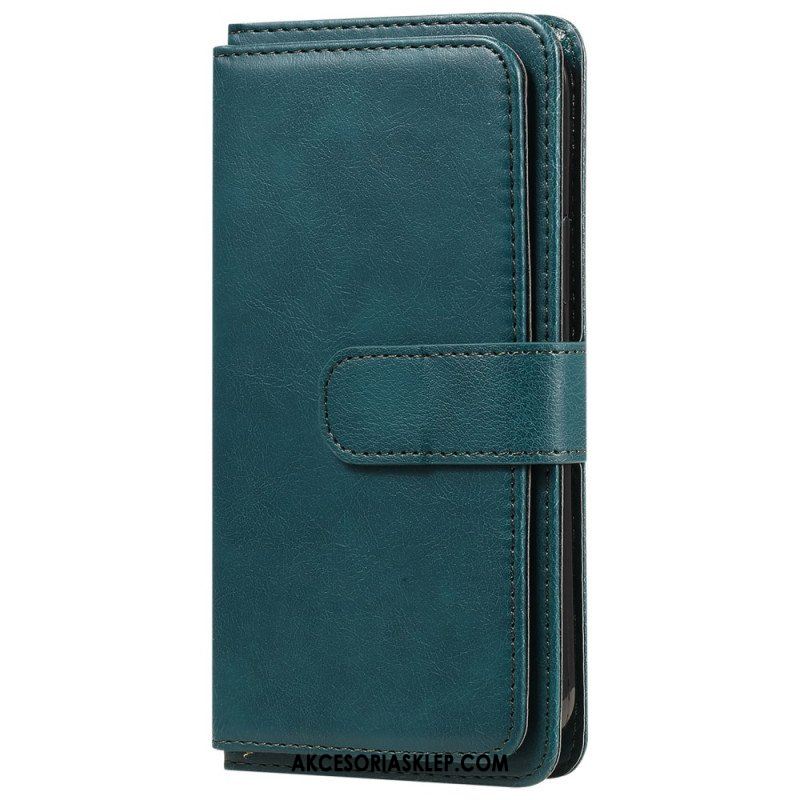 Etui Folio do Oppo A94 5G Etui Na Karty Ze Sztucznej Skóry