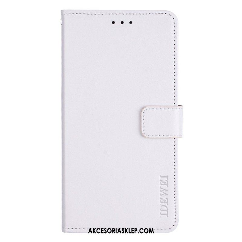 Etui Folio do Oppo Find X5 Lite Sztuczna Skóra Idewei W Stylu Vintage