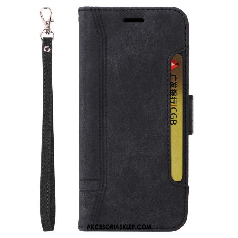 Etui Folio do Poco X5 5G Betopnice Przednie Etui Na Karty