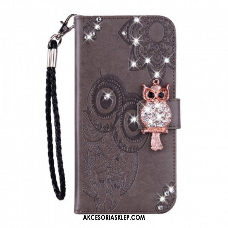 Etui Folio do Samsung Galaxy A52 4G / A52 5G / A52s 5G Sowa Mandala I Urok