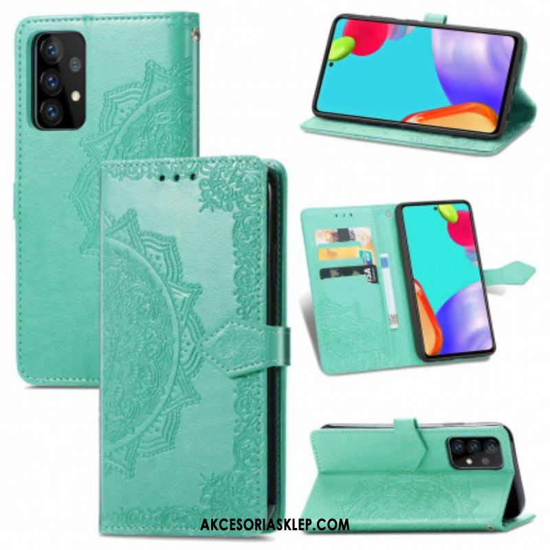 Etui Folio do Samsung Galaxy A52 4G / A52 5G / A52s 5G Średniowiecze Mandali