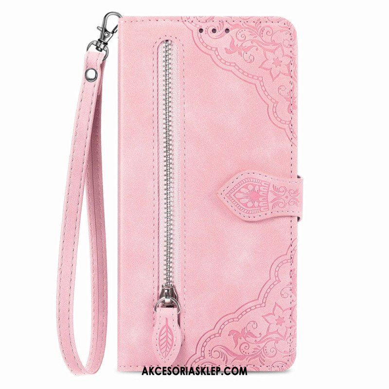 Etui Folio do Samsung Galaxy A54 5G Koronkowa Portmonetka