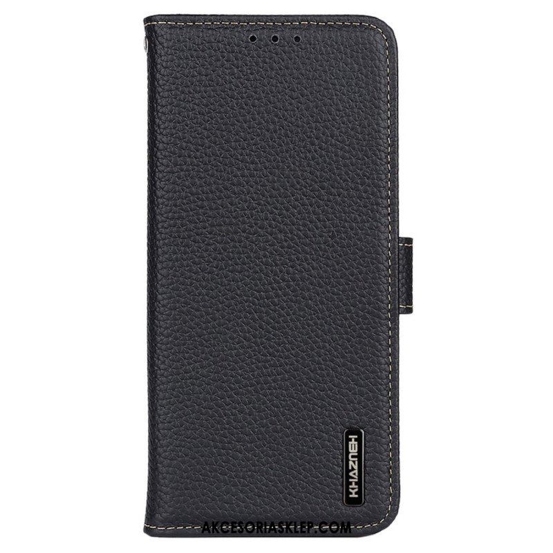 Etui Folio do Samsung Galaxy M13 Khazneh Skóra Liczi