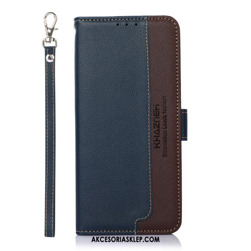 Etui Folio do Samsung Galaxy M32 Rfid Khazneh W Stylu Liczi