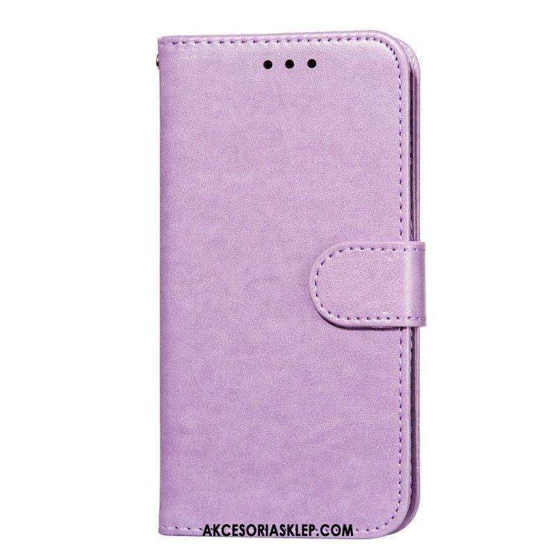 Etui Folio do Samsung Galaxy M52 5G Gruba Skóra