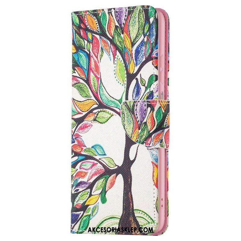 Etui Folio do Samsung Galaxy M53 5G Drzewo