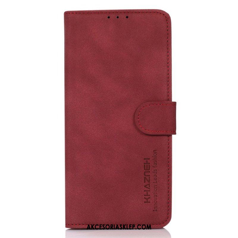 Etui Folio do Samsung Galaxy M53 5G Imitacja Skóry Khazneh