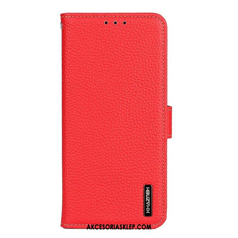 Etui Folio do Samsung Galaxy M53 5G Khazneh Skóra Liczi