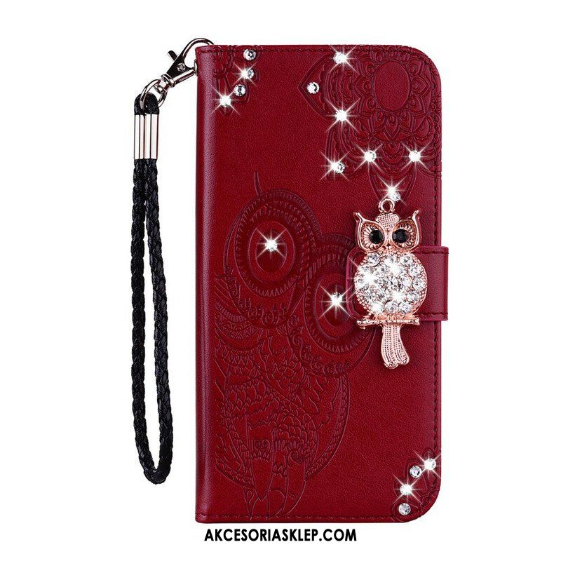 Etui Folio do Samsung Galaxy S21 5G Sowa Mandala I Urok