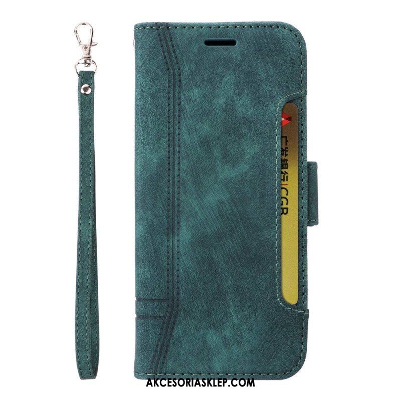 Etui Folio do Samsung Galaxy S23 5G Betopnice Przednie Etui Na Karty