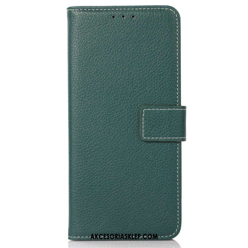 Etui Folio do Samsung Galaxy S23 5G Styl Skóry Liczi